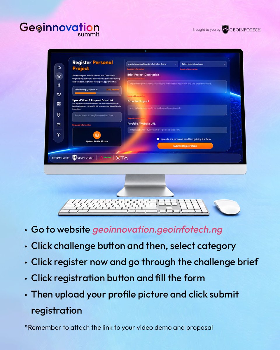 Geoinnovation_'s tweet photo. Follow this guide to find the registration option that’s right for you 

✔️Drone Race
✔️Geoinnovation Challenge

Registration is open! Secure your spot at https://t.co/1k1hEqlCaE 

Follow @geoinnovationsummit for updates as we count down to the summit.

#geoinnovationsummit2026 https://t.co/2MJ18t7Hjo