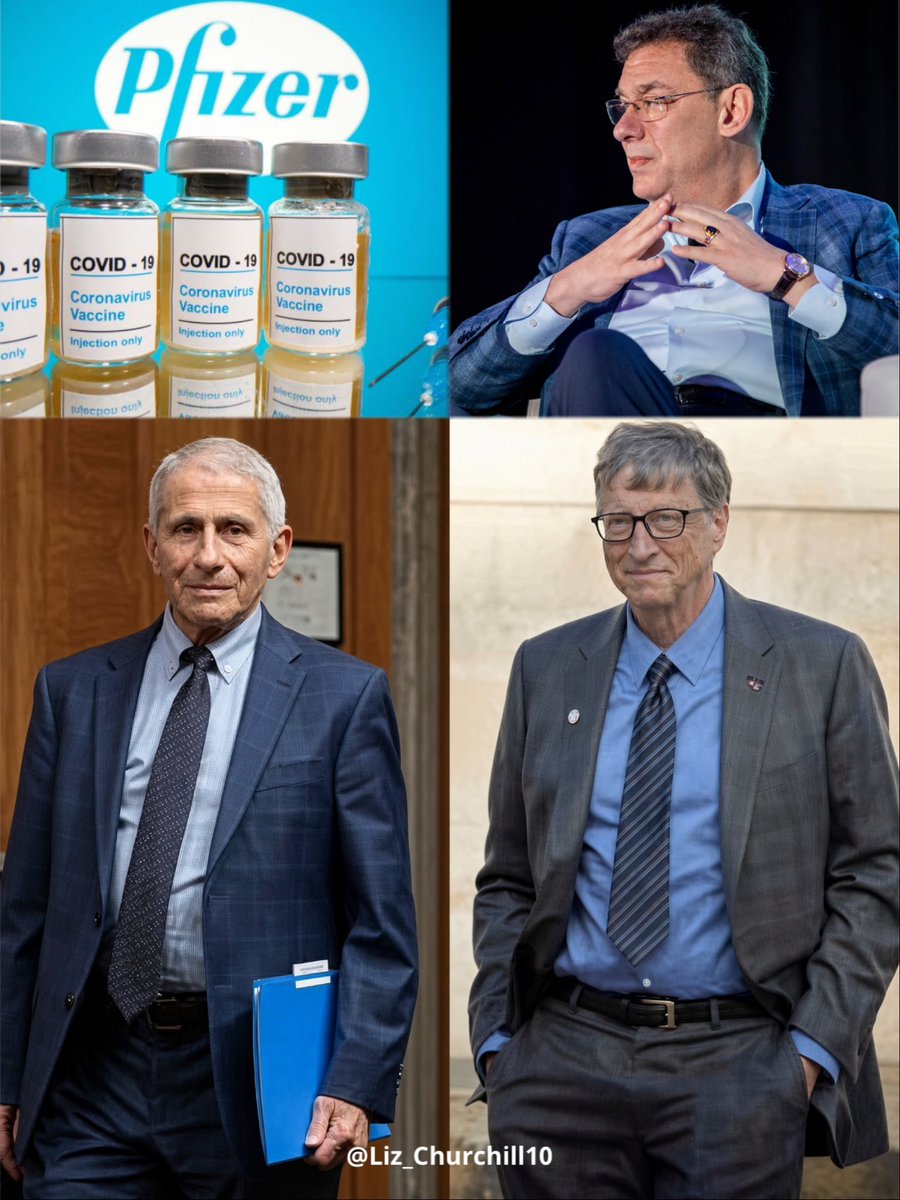 liz_churchill10's tweet photo. 2021: Bill Gates, Dr. Fauci, Albert Bourla and Pfizer: “The Covid Vaccine is 100% safe and effective” 

2026: Attorney General James Uthmeier: “Today we sued Pfizer for deceptively marketing the products as safe…making billions…while pregnant women were miscarrying their babies and teenagers were having heart attacks”