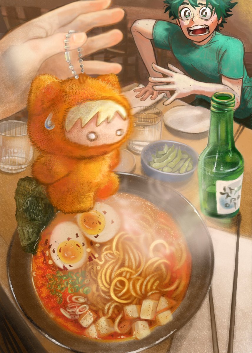 caitcaitbrooke's tweet photo. ✴️“So this is the thing you’ve been obsessing over? Taking more pictures of than me? Let’s see if he likes Spicy Tofu, too.”

❇️“KAAAAACCHAN NOOOO NO NO NO NNONnonono!!!!”

#bkdk #dkbk #spicy #MYBABY #chimikemo #nowiwantonetoo https://t.co/Ve5qzdPlD1