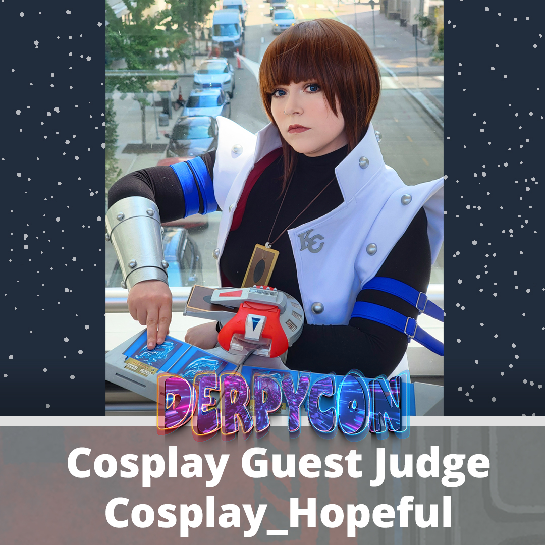 DerpyCon's tweet photo. Our Final Cosplay Guest Judge for DerpyCon 2026 is Cosplay_Hopeful!

Hope, aka Cosplay_Hopeful, is a NY based Master level Cosplayer who has been cosplaying for 12 years. She uses a variety of skills in her costumes.
Find Out More information here: https://t.co/isJLIpYVFw https://t.co/81YJYZmeuD