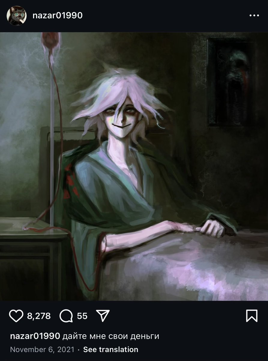 normalkomaeda's tweet photo. Uncredited art. Here's the original. I'm beautiful. https://t.co/lbyYeoQiY1