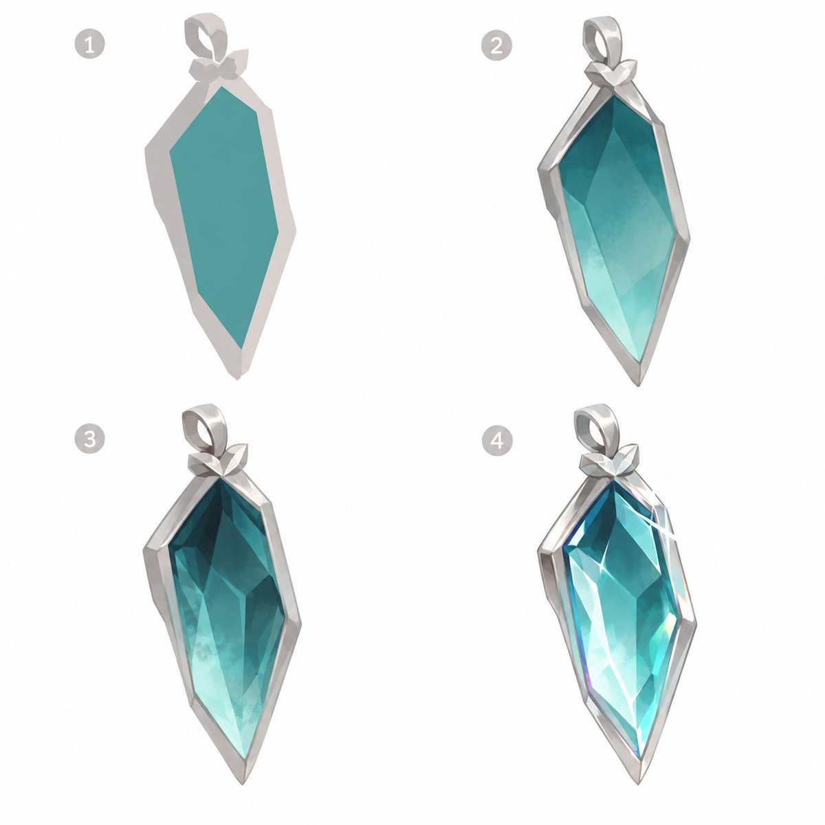 ArtHarbor_'s tweet photo. Crystal pendants look way better once the reflections are built into the facets. https://t.co/IPj4JiHBvC