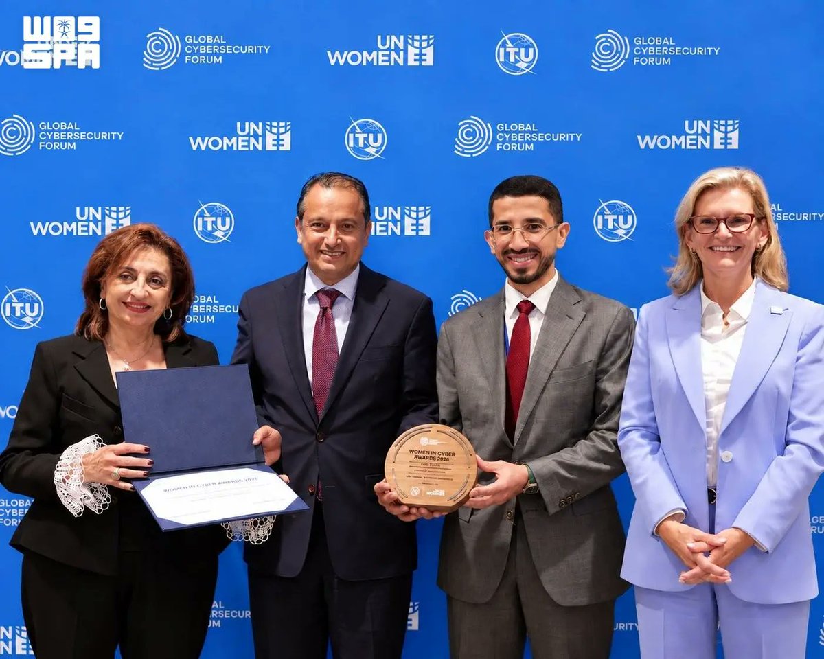SPA_sci's tweet photo. مؤسسة المنتدى الدولي للأمن السيبراني تعلن المنظمات الفائزة بجائزة تمكين المرأة في الأمن السيبراني.
https://t.co/XTFpYa0R69
#واس https://t.co/h7tQGYR0BU