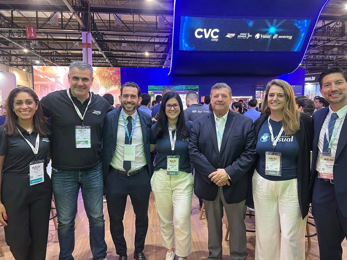 bernardocuetomx's tweet photo. En ABAV nos reunimos con el equipo de CVC, uno de los principales operadores turísticos de Brasil, para conversar sobre cómo acercar aún más la oferta del Caribe Mexicano al viajero brasileño.

Una reunión enfocada en nuestros destinos y en las oportunidades que tenemos para seguir creciendo en este mercado.