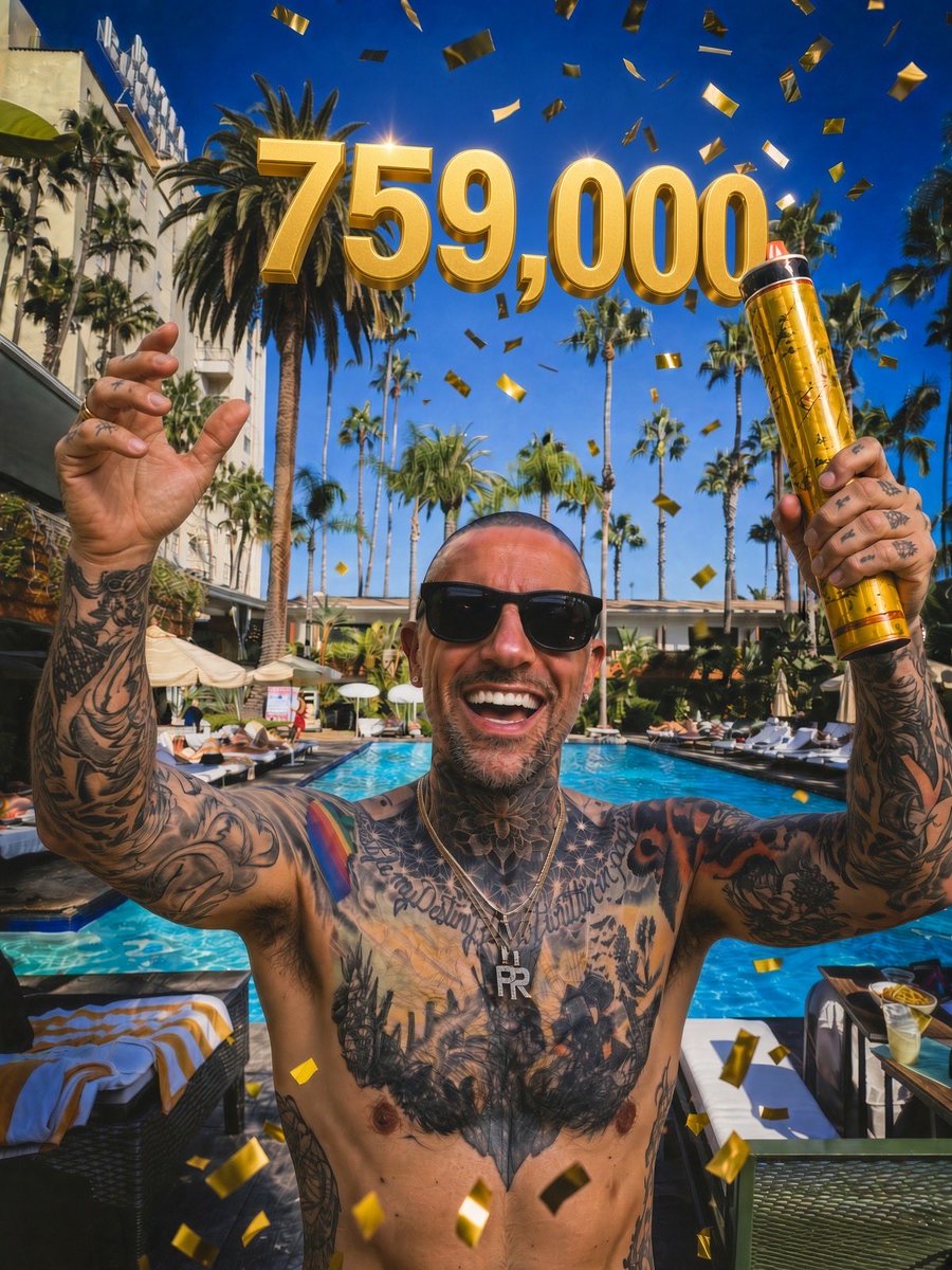 unkonfined's tweet photo. 759,000 followers!

I love you all so much. https://t.co/alnjcDOU7R
