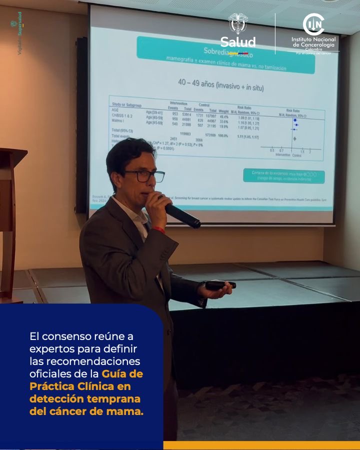 INCancerologia's tweet photo. La detección temprana del cáncer de mama requiere decisiones basadas en evidencia.
Hoy reunimos a profesionales de la salud, sociedades científicas, representantes de pacientes, organizaciones gubernamentales y expertos metodológicos en un consenso nacional. https://t.co/ct4i9RyjQZ