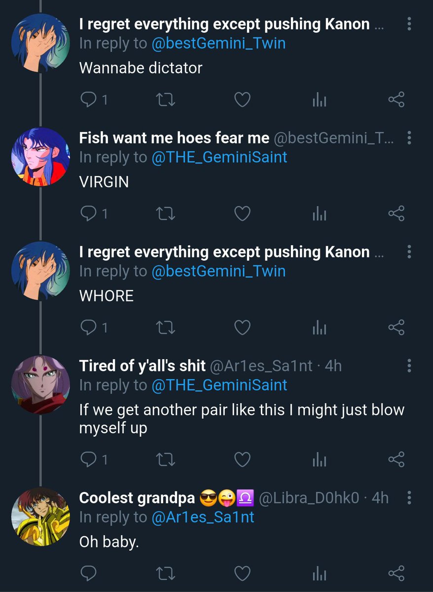 mid_cosmos's tweet photo. Alright I'm gonna do this in multiple parts bc it's going to take TOO LONG
Lost Canvas Gold Saints getting revived and joining twitter, PART 1 (1/7) https://t.co/e6T5VlnrY5