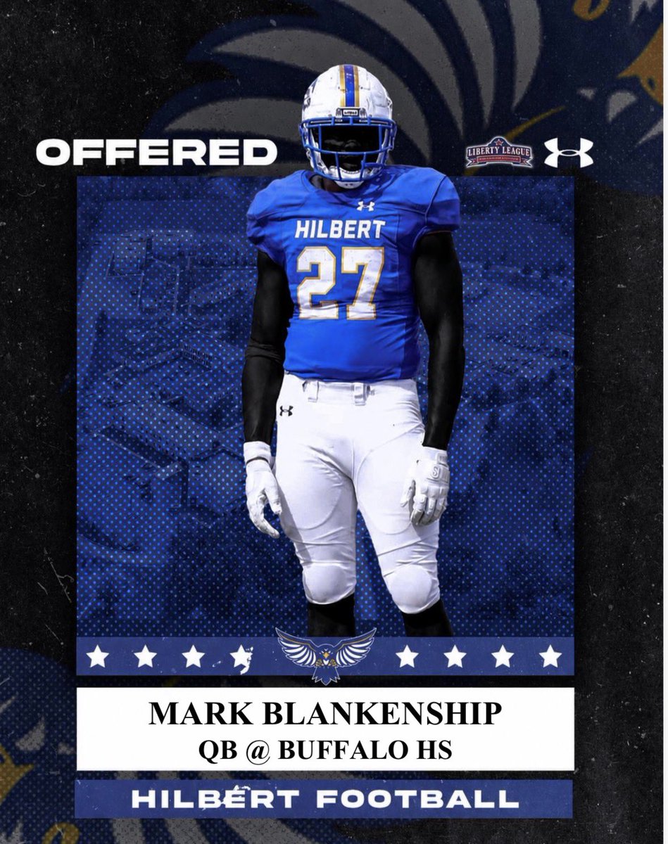 MarkCBlank27's tweet photo. Had a great phone call with @Coach_McKeone, im blessed to receive another opportunity to play football at @HilbertHawksFB , great program and coaches and school.  
@VisionQb 
@tknipp9 
@PrepRedzoneWV 
@mosesk225 https://t.co/OZogLWXZIV