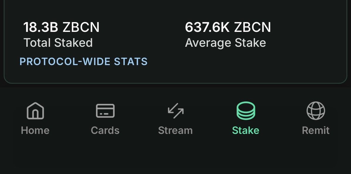 CaptainZackZBCN's tweet photo. 19 BILLION solana:ZBCNpuD7YMXzTHB2fhGkGi78MNsHGLRXUhRewNRm9RU STAKED IS GETTING CLOSE! 

18.3 BILLION $ZBCN is already staked approximately 18.3% of ZBCN’s 100 billion maximum supply. 

Only 700 MILLION more to reach the massive 19 BILLION milestone 19% of the total maximum supply.

The staking numbers keep climbing. 
The community keeps building. 
19 BILLION is coming into view! 👀

Who’s ready to see that counter hit 19B $ZBCN?