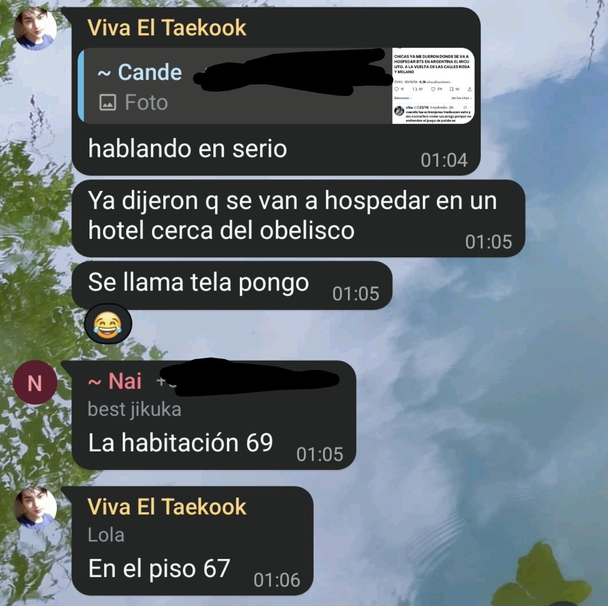Delfy39's tweet photo. JAJAJA ARMYS DE MIERDA LAS AMO https://t.co/0ZmPCxtkrI