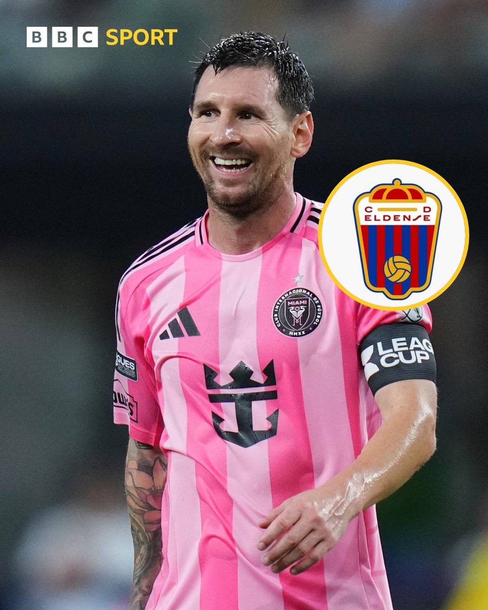 BBCMOTD's tweet photo. Lionel Messi has been confirmed as the new owner of Spanish second-division side Eldense 🤝💼 https://t.co/rmBSHvx0kG
