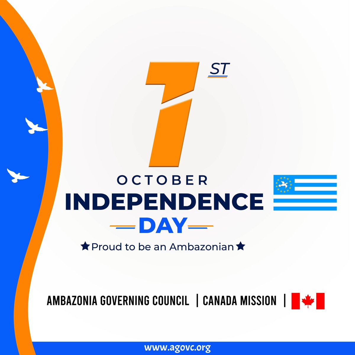 acntelnet's tweet photo. 🎉 Happy Ambazonia Independence Day from AGovC Canada! The biggest and loudest celebration by Ambazonians at home and across the diaspora. The Ambazonian spirit cannot be confined! #Ambazonia, #AGovC, #ADF, #ATLA, #ACNTV https://t.co/GCoSeMuQPP