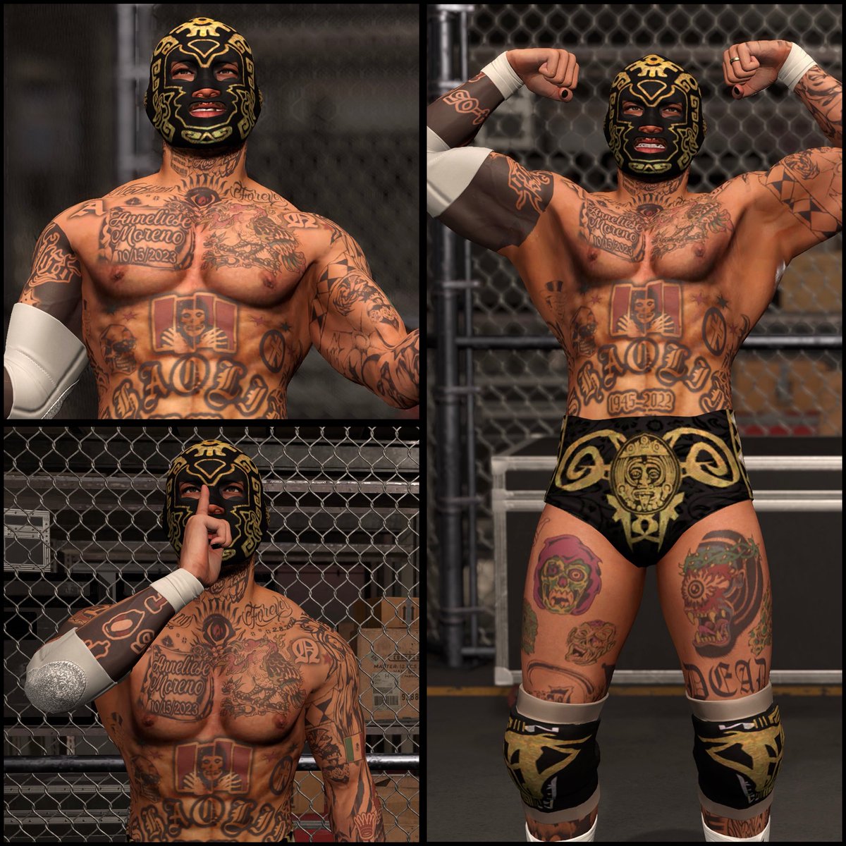 THEJaysonMORENO's tweet photo. EL MALO II IS UP ON CC AGAIN! # Warden AS ALWAYS!! #WWE2K https://t.co/ZvKJtLDBsX
