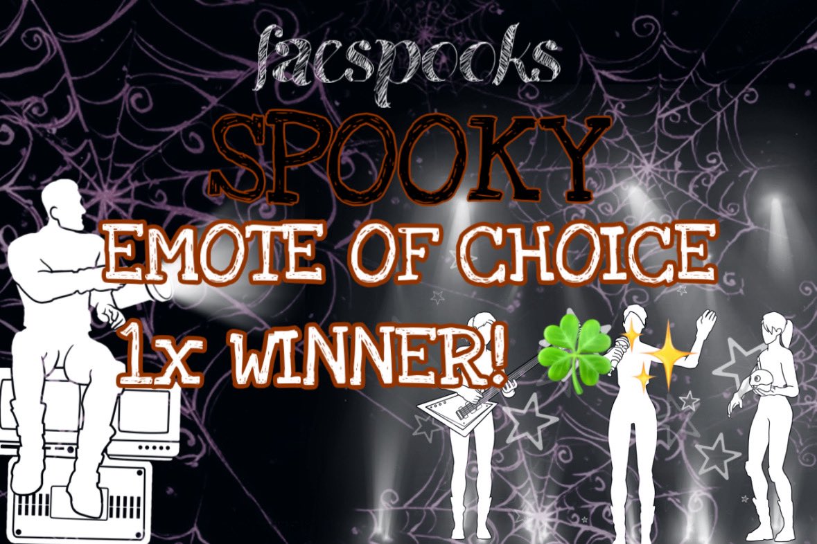 faeshines's tweet photo. SURPRISE! 🎃
*SPOOKY* EMOTE OF CHOICE GIVEAWAY! 🎁👻 (1x WINNER)

REQUIREMENTS:
FOLLOW ME (@faeshines) 🌸
REPOST ♻️
LIKE ❤️
TAG A FRIEND 🫂

GOOD LUCK EVERYONE 🍀✨
ENDS IN 48 HOURS! 💜

Please note: fortnite requires 48hrs of friendship before gifting! 🎁

#fortnite #giveaway https://t.co/oQTO3XDI2D
