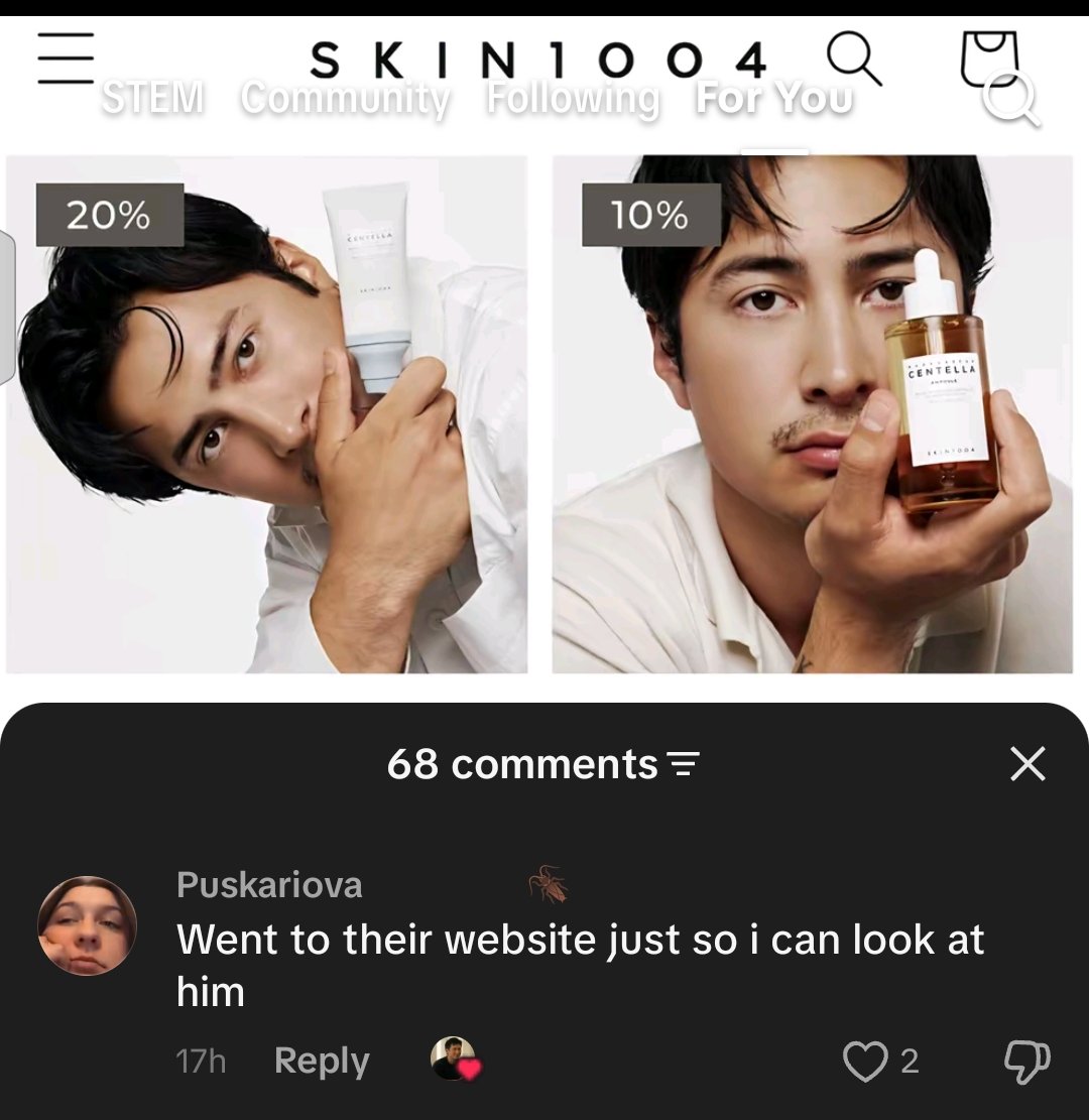 _BareyKurke's tweet photo. Whatever helps with the website traffic, I guess. 😭

SKIN1004 knew what they were doing. https://t.co/PBEzJ80V3m