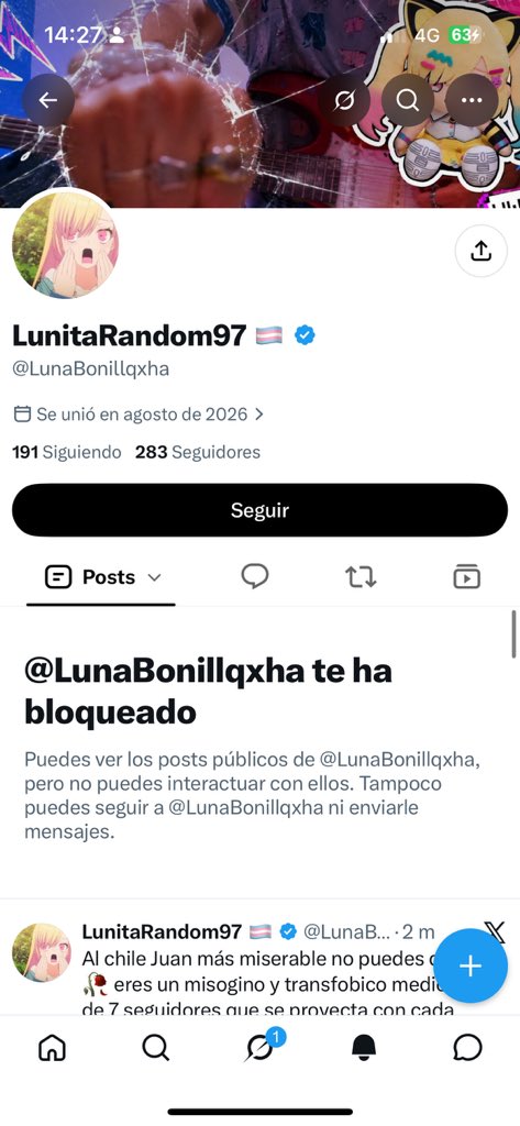 JTomaccelli's tweet photo. @LunaBonillqxha 

😔 el mariconcito trans-tornado no aguantó al parecer, esperemos que no se vaya a tirar de un puente como lo hace el trans promedio https://t.co/ViH5MNUzoL
