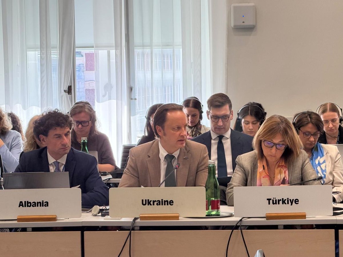 andrii_sybiha's tweet photo. Today, at Ukraine’s demand, the @OSCE Permanent Council urgently addressed the catastrophic humanitarian situation in the temporarily occupied city of Oleshky.

The message from the international community to Russia was clear: it must provide full, safe and unhindered access for international organizations to Oleshky and ensure that civilians immediately receive food, medicine and a safe way out. The aggressor state cannot and shouldn’t hold civilians hostage any longer. 

The delegation of Ukraine has also debunked Moscow’s lies and war propaganda regarding the real cause of the human suffering in Oleshky. 

I am grateful to the Swiss @OSCE Chairpersonship and all participating States that clearly condemned Russia’s actions. I am also grateful to @osce_odihr for documenting Russian crimes and contributing to keep situation in Oleshky high on the international agenda. 

Now, political calls must be translated into practical steps: securing full and immediate humanitarian access, increasing pressure on the aggressor, and ensuring accountability for those who deliberately created this man-made disaster.