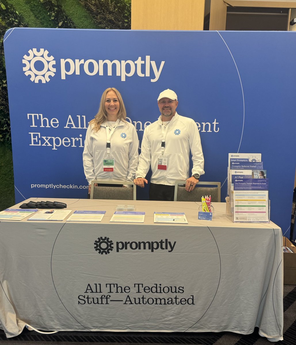 promptlycheckin's tweet photo. Howdy, Dallas! 🤠 T-Bones is officially in full swing.
Come chill with us at Booth 10! Grab some cool swag and let’s chat about making your patient check-ins completely painless.
See you soon!
#TBonesConference #PromptlyCheckIn #Booth10 #TOAS #DallasEvents https://t.co/bZ5pCo86kb