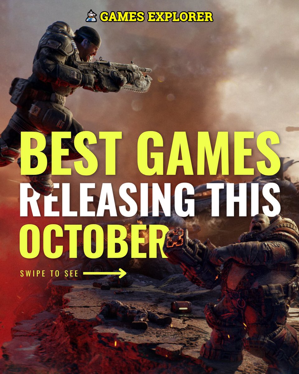 explorerxgames's tweet photo. This October in gaming: 31 of the best releases, including Call of Duty: Modern Warfare 4, Kingdom Hearts Collection, and Enshrouded's full 1.0 launch. Full list below. What are you playing this month? https://t.co/LcLaLC9saJ