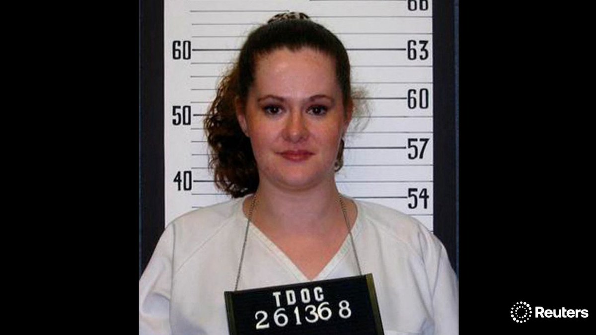 Reuters's tweet photo. 🔊 A death row inmate survived her own execution in Tennessee. Christa Pike would have been the first woman executed there in 200 years. Instead, she was transferred to a medical facility. Listen to the Reuters World News podcast for more https://t.co/ct1BCP3kY2 https://t.co/BjPCuY5HFS