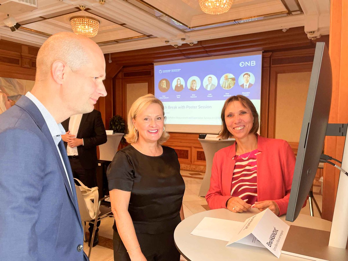 oenb's tweet photo. The 95th East Jour Fixe brought together researchers from central banks and universities for insightful discussions on inflation expectations, how to measure them and why they matter for monetary policy. 

All materials are available on our website: https://t.co/f4g264F7j4 https://t.co/mddtsRwOtG
