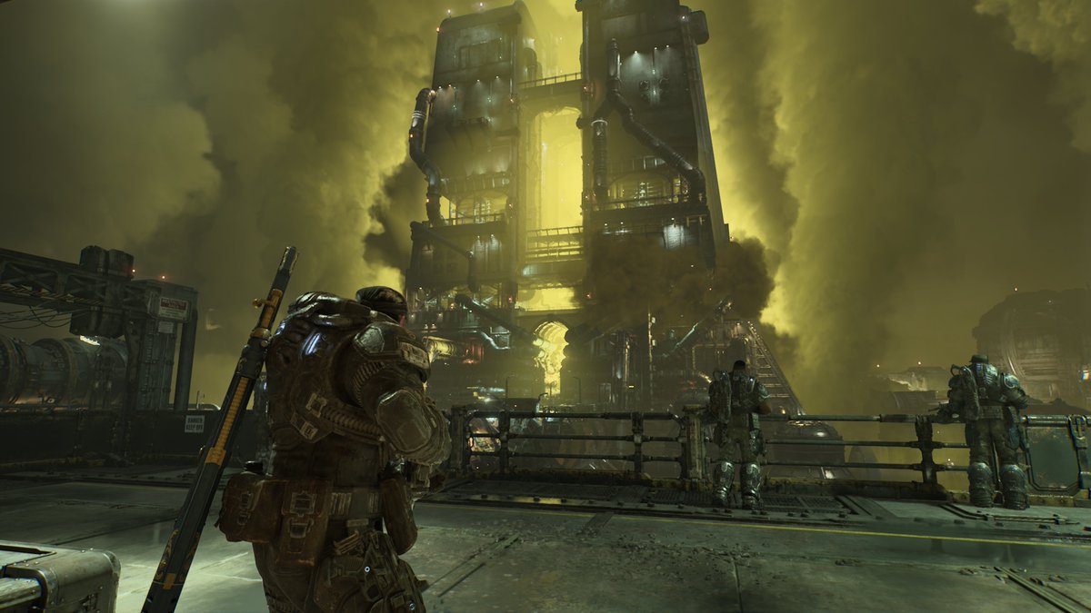 Stallion83's tweet photo. Gears of War: E-Day Campaign Review

Is it the best-looking game ever made? Honestly, it might be. The sheer amount of detail, environmental variety, and visual fidelity is astonishing.

What really stood out was seeing the origins of things players have known for years. Experiencing those moments through the eyes of Bravo Squad made everything feel fresh and exciting. Watching them discover an E-Hole for the first time and witnessing the creation of the Lancer Assault Rifle was incredibly cool.

The audio deserves praise too, though that's no surprise for a Gears game. Every weapon, explosion, and encounter carries the weight and impact you'd expect, helping bring Emergence Day to life in spectacular fashion.

The first act plays out like a horror movie. If I had a nickel for every time I audibly said, "Wow, look how good that looks," I'd probably have enough money to buy the Xbox brand. Assuming it was actually for sale, of course. The movement feels just right, and Performance Mode is incredibly fluid compared to Gears games of the past. I finished the campaign on Normal and also played through Act 1 in split-screen co-op, which was an absolute blast.

The game does a great job mixing up its environments and really opens up in Act 2. If you played Horde Siege during the beta, some of the side objectives and mission structure will feel familiar. You'll also earn in-game rewards for unlocking achievements, including skins, medals, titles, and more.

I can already tell I'll be playing through the campaign again. The combat just feels so dang good. Unfortunately, there was no Horde Siege or multiplayer available to review ahead of launch, so only time will tell how those modes hold up. That said, based on what I played during the beta, there's an incredible amount of content here, and I'm looking forward to diving into all of it.

Gears is back. Not that it ever really went away, but it's every bit as awesome as it's ever been.

Score: 9.5/10

Review code provided by Xbox.