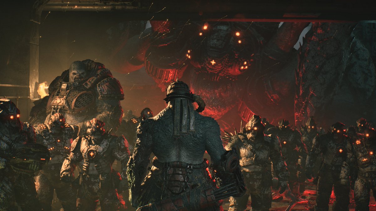 Stallion83's tweet photo. Gears of War: E-Day Campaign Review

Is it the best-looking game ever made? Honestly, it might be. The sheer amount of detail, environmental variety, and visual fidelity is astonishing.

What really stood out was seeing the origins of things players have known for years. Experiencing those moments through the eyes of Bravo Squad made everything feel fresh and exciting. Watching them discover an E-Hole for the first time and witnessing the creation of the Lancer Assault Rifle was incredibly cool.

The audio deserves praise too, though that's no surprise for a Gears game. Every weapon, explosion, and encounter carries the weight and impact you'd expect, helping bring Emergence Day to life in spectacular fashion.

The first act plays out like a horror movie. If I had a nickel for every time I audibly said, "Wow, look how good that looks," I'd probably have enough money to buy the Xbox brand. Assuming it was actually for sale, of course. The movement feels just right, and Performance Mode is incredibly fluid compared to Gears games of the past. I finished the campaign on Normal and also played through Act 1 in split-screen co-op, which was an absolute blast.

The game does a great job mixing up its environments and really opens up in Act 2. If you played Horde Siege during the beta, some of the side objectives and mission structure will feel familiar. You'll also earn in-game rewards for unlocking achievements, including skins, medals, titles, and more.

I can already tell I'll be playing through the campaign again. The combat just feels so dang good. Unfortunately, there was no Horde Siege or multiplayer available to review ahead of launch, so only time will tell how those modes hold up. That said, based on what I played during the beta, there's an incredible amount of content here, and I'm looking forward to diving into all of it.

Gears is back. Not that it ever really went away, but it's every bit as awesome as it's ever been.

Score: 9.5/10

Review code provided by Xbox.