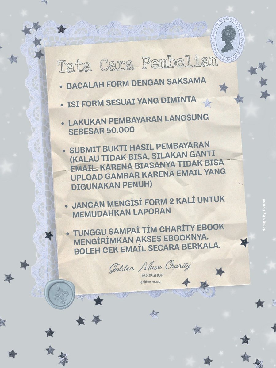 fxxxind's tweet photo. SALES PERIOD HAS STARTED! 

Golden Muse Charity Ebook sudah masuk sales period dari tanggal 1-15 Oktober, ya. Teman-teman bisa membaca SnK di flayer dan bisa akses gformnya di sini https://t.co/CdrC0075QR 🤩 Selamat membaca ebook setebal 1.907 halaman seharga Rp. 50.000 saja ✨ https://t.co/nCtJqqGhcZ
