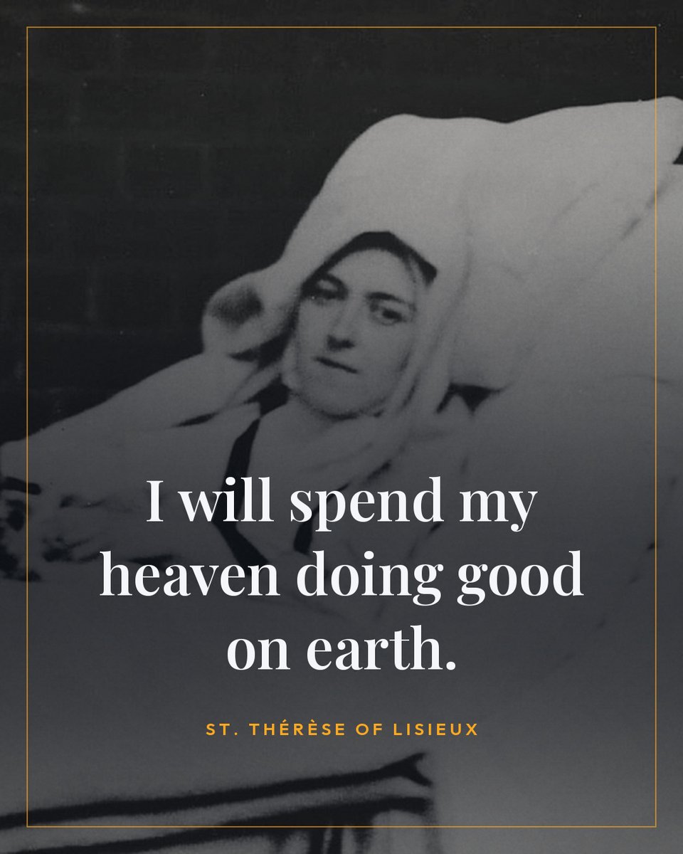 MagisCenter's tweet photo. Happy feast day of St. Therese!

#catholic #frspitzer https://t.co/huD7AvbpYR