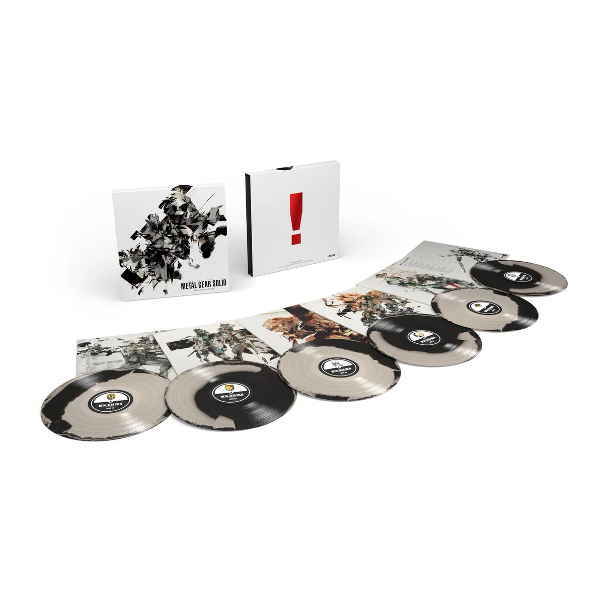 Wario64's tweet photo. Metal Gear Solid: The Vinyl Collection 6LP box set and Vinyl Selections 2LP new variants / repress up at Laced Records ($145/$42) https://t.co/THgjvqAWtP https://t.co/ODspMBbCQm