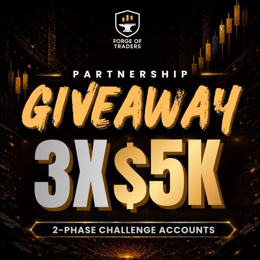Table_Shaker1's tweet photo. 🚨 ACCOUNT GIVEAWAY ALERT! 🚨

We’re giving away 3 × $5K accounts 🎁

How to enter:
• Follow @ForgeOfTraders
• Follow @IvoryCandle
• Join the Discord: https://t.co/Bd8OFaUrms
• Tag 3 friends below 

Winners will be randomly selected by Grok.

Complete all tasks to qualify. https://t.co/ZStqDVmugS