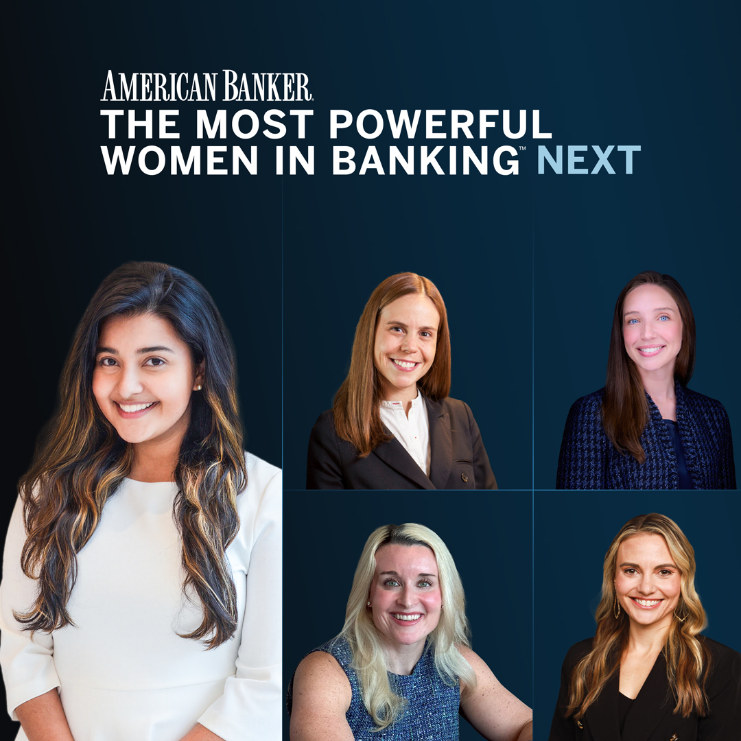 AmerBanker's tweet photo. American Banker today announced the 2026 honorees of The Most Powerful Women in Banking.™

The program pays tribute to women whose leadership, performance and influence are driving meaningful progress across banking and financial services. Honorees are recognized across five signature rankings: The Most Powerful Women in Banking, The Most Powerful Women in Finance, Women to Watch, Top Teams and NEXT. The 2026 program also recognizes an accomplished industry leader with its Lifetime Achievement Award.

Explore the lists here: 

🔹The Most Powerful Women in Banking: https://t.co/Q40VQlWlGa
🔹The Most Powerful Women in Finance: https://t.co/SZEN9YMNXc
🔹Women to Watch 2026: https://t.co/BQXwRarYsr
🔹Top Teams 2026: https://t.co/50qNdVoiqy
🔹NEXT 2026: https://t.co/P3G2e9ZMaS
🔹Lifetime Achievement: https://t.co/UFP7Eb1fWt 

#MPWIB #BankingLeadership