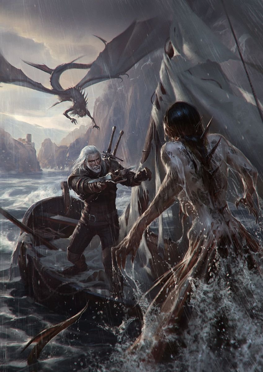 cimerians's tweet photo. Witcher 3 promo art  by Slawomir Maniak
#Witcher https://t.co/cPdRgxIYYP