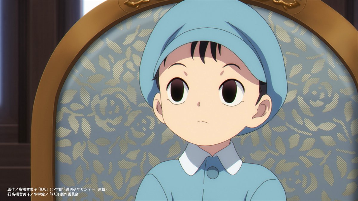 MAOanimation's tweet photo. ＿＿＿＿◣＿＿＿◢＿＿＿＿

 #アニメMAO 各話振り返り
   　  場面写真一挙公開
＿＿＿＿＿＿＿＿＿＿＿＿＿

第26話「幽羅子の世界」
現在、各配信プラットフォームで配信中！
ぜひ見返してみてください👀✨ https://t.co/U95kr1JNgO