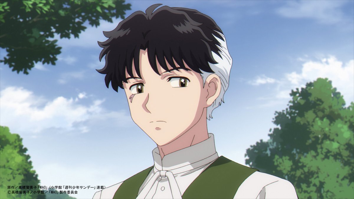 MAOanimation's tweet photo. ＿＿＿＿◣＿＿＿◢＿＿＿＿

 #アニメMAO 各話振り返り
   　  場面写真一挙公開
＿＿＿＿＿＿＿＿＿＿＿＿＿

第26話「幽羅子の世界」
現在、各配信プラットフォームで配信中！
ぜひ見返してみてください👀✨ https://t.co/U95kr1JNgO