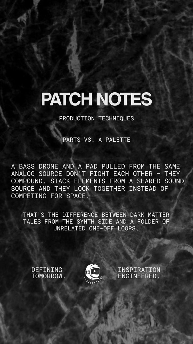 SonalSystem's tweet photo. Most cinematic libraries hand SFX off to one-shot hits. Dark Matter Tales From the Synth Side runs them as 8-to-32-bar evolving textures instead — one element can carry a whole scene transition on its own.
Link: https://t.co/VkZtvsHjji https://t.co/N0oMHhc1jo