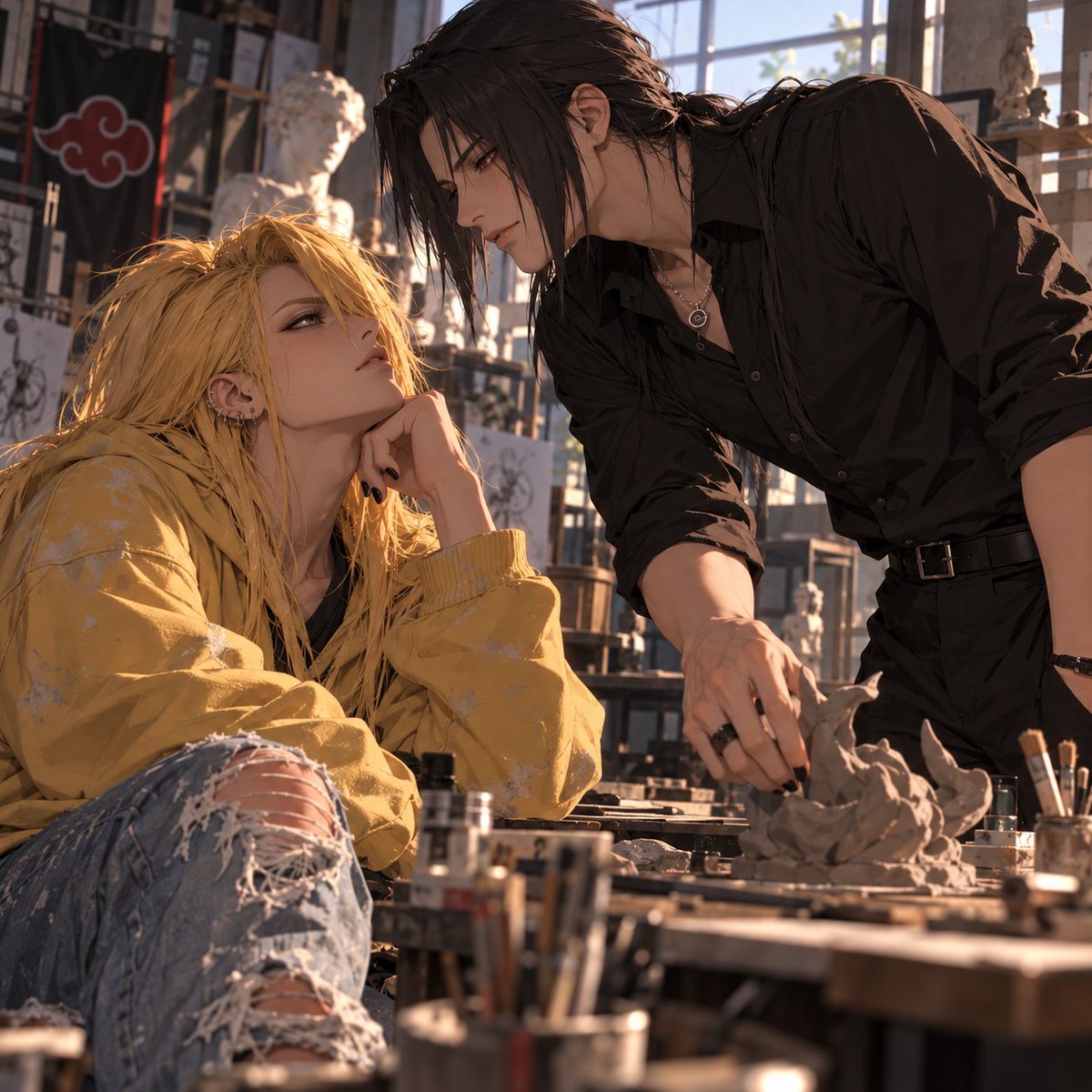 Amao______'s tweet photo. https://t.co/BPNuRENeBA
É pecado multi shipp? Eu não sei, mas Deus, olha essa loirinha?
Te amo Deidara x todo mundo🖤🫠
#sasodei #deidaraxsasori #itadei #Deidaraxitachi #whif #whifbrasil https://t.co/rGWrC11IL8