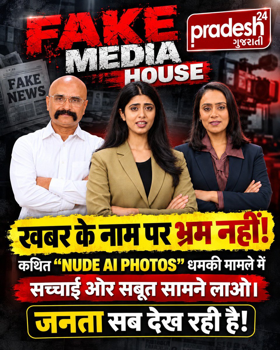 GamitSandip20's tweet photo. #Boycott_Pradesh24Gujarati

मा. हाईकोर्ट से क्लीन चिट प्राप्त 'ज्ञान गंगा' पुस्तक और संत रामपाल जी महाराज के शिष्यों के खिलाफ चलाए जा रहे झूठे अभियानों को जनता खारिज करती है। निष्पक्ष जांच जरूरी है! 📖⚖️✨

Boycott Pradesh24Gujarati https://t.co/REZCISWJex