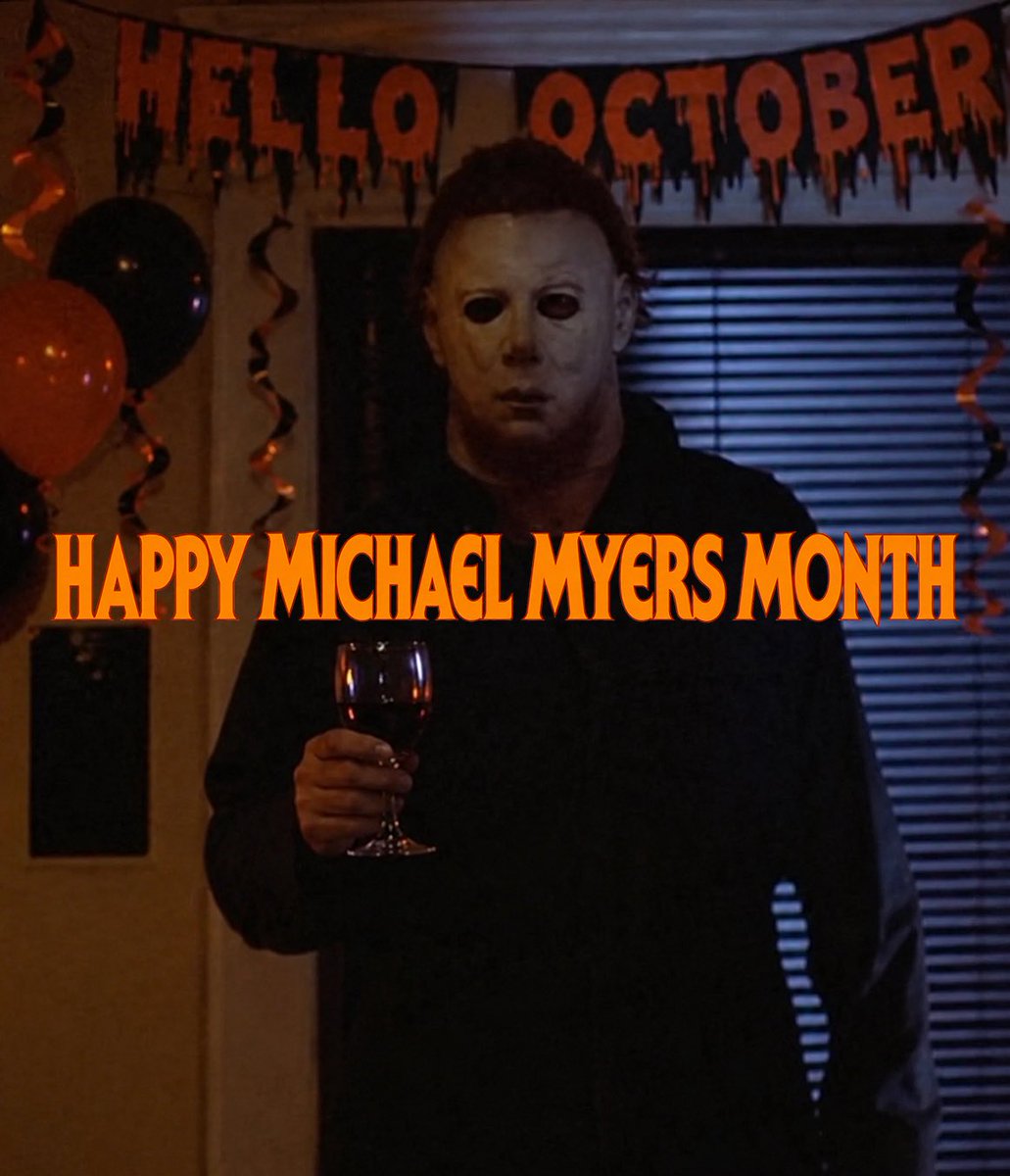 HalloweenVerse's tweet photo. It’s OFFICIALLY Michael Myers Month 🔪 
#MichaelMyers #October https://t.co/2yrWW2Vv58