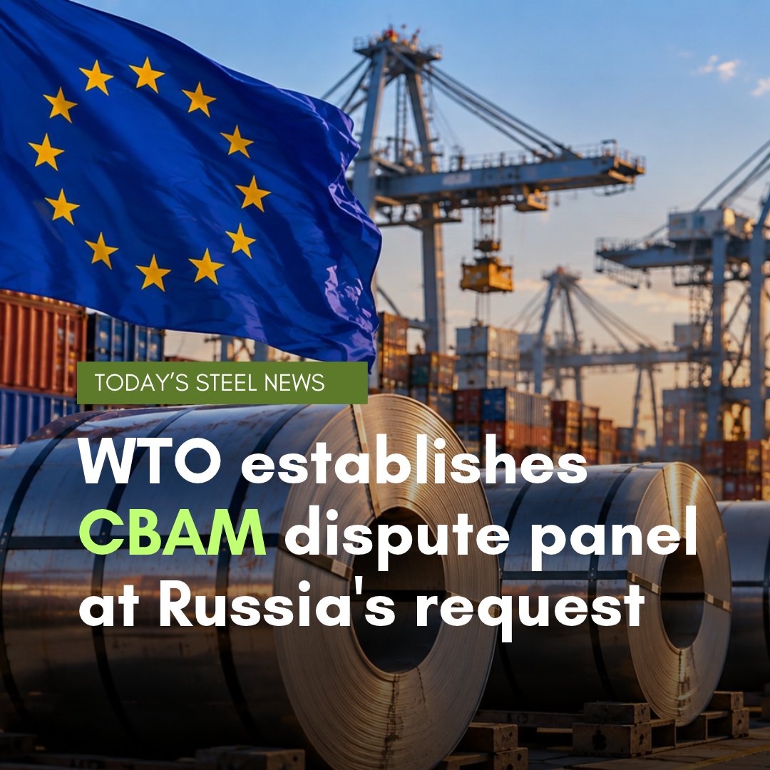 kallanish's tweet photo. The World Trade Organisation (WTO)’s Dispute Settlement Body (DSB) has established a panel at Russia’s second request to determine whether the EU’s CBAM and alleged ETS export subsidy are consistent with the bloc’s WTO commitments.

Read more: https://t.co/aJkon5H6qC https://t.co/Q5ZOxUiBZv