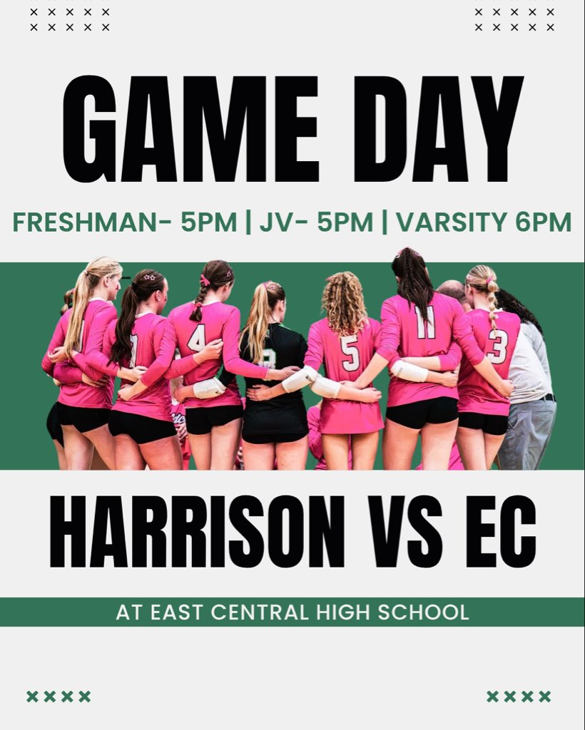harrisonvball's tweet photo. The Cats are away tonight vs. East Central!!
#ThinkBig #FindYourGreatness https://t.co/vx4ARI9wJu