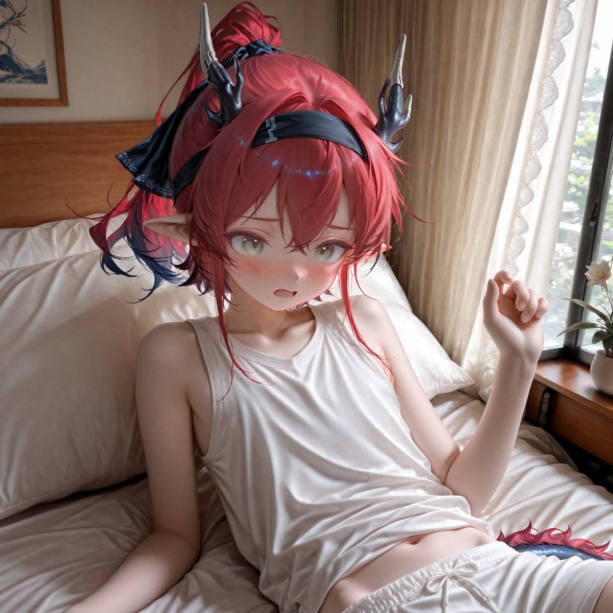 singlesail111's tweet photo. 害羞的余宝
#余 #明日方舟 #アークナイツ #shota https://t.co/g0n61j3X64