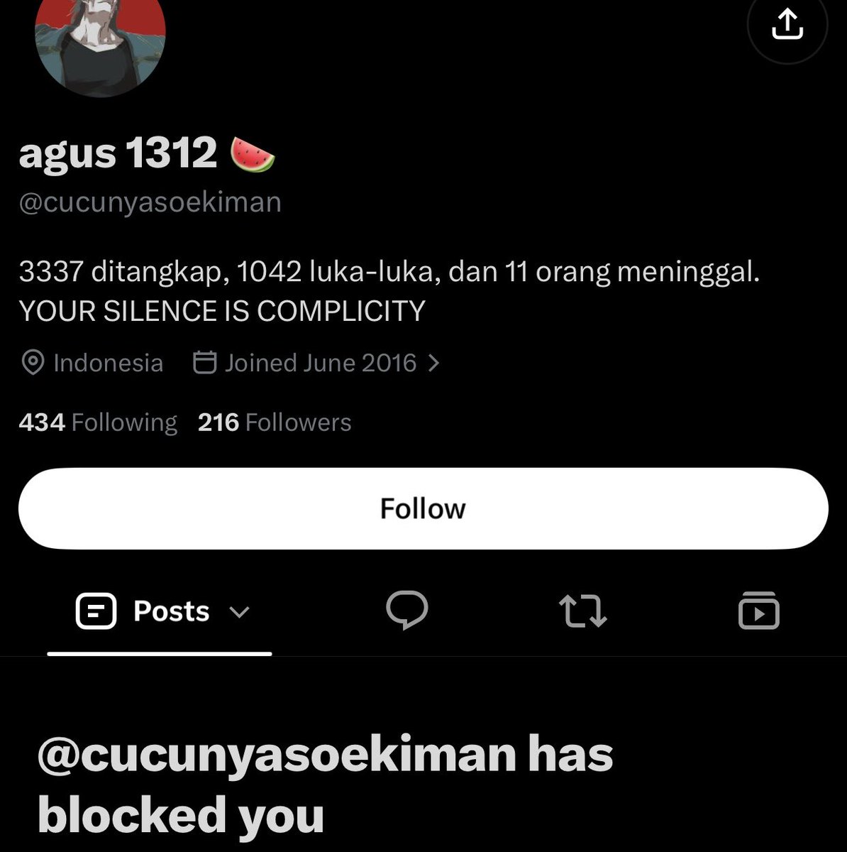 bvffclassic's tweet photo. blocking an account purely seeking “justice” for a survivor to “protect” your rapist friend isn't self-care. it's active enablement btw. congrats, you're officially rapist apologists. :)
@cucunyasoekiman @menghanyurkan https://t.co/akuPprEsub