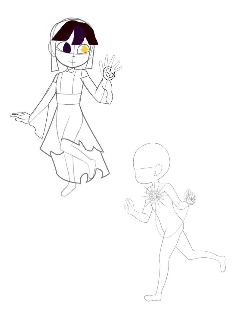 Xae_Xandy25's tweet photo. @bynorrart this is a unfinished sketch of my OC, cuz I got lazy and I mostly used the poses as base.... https://t.co/zzCXM1X9Cr