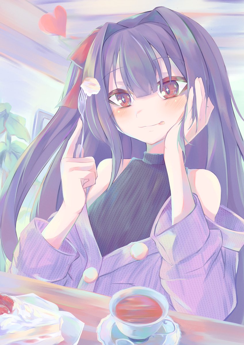 mudKurara's tweet photo. 時々はシンプルに可愛い絵も描かないとネ

不運の呪いがかかっているこいつは、ケーキを無事に食べることができるのか！？ https://t.co/LG9tGpKBFa