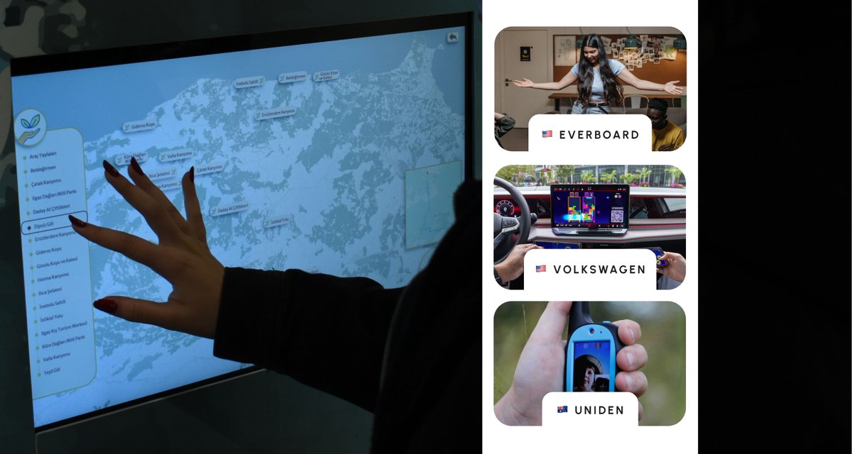 trendwatching's tweet photo. “BACKWARD-COMPATIBLE PLAY”
 
 Each product expands an established format without asking people to learn an entirely new interface.

🇺🇸 EVERBOARD:
The 21.5-inch touchscreen tabletop console includes licensed Hasbro games and an AI tool that generates new games from voice or text prompts. Up to six people can play around the shared screen.

🇺🇸 VOLKSWAGEN:
Volkswagen is adding AirConsole to its 2027 infotainment systems. The service includes 20 arcade games, with players using their smartphones as controllers.

🇦🇺 UNIDEN:
Uniden’s children’s walkie-talkie adds live two-way video and voice while remaining offline. It requires no Wi-Fi, mobile network, app or account.

Click below to dive into today's trend-driven opportunity & explore more for free on our platform👇
https://t.co/aSrutMEAzu
TrendWatching Team

See What's Next. Act On It First.
Click the link in bio for instant access.
#trendwatching #trend #play #interface #behaviour