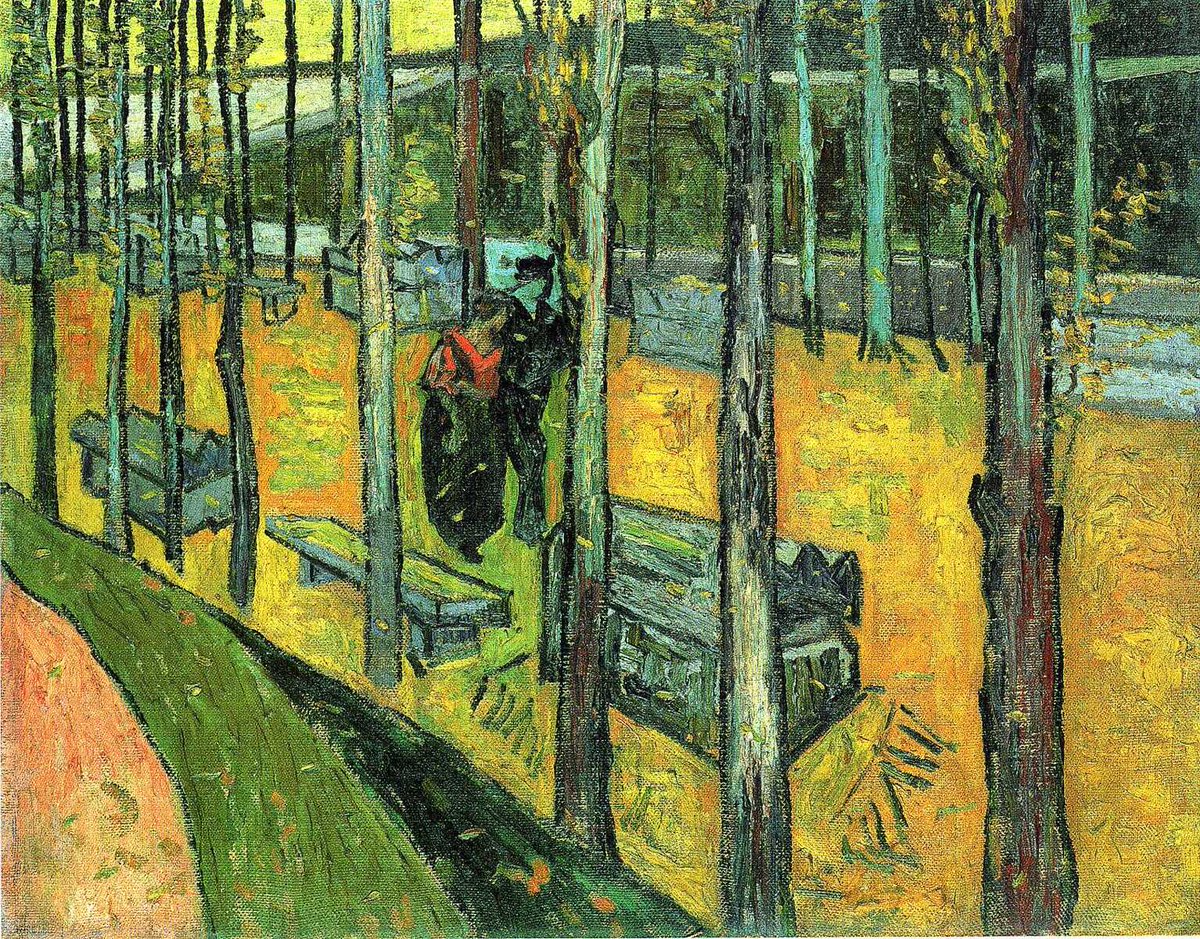 vangoghartist's tweet photo. Alychamps, Autumn - 1888 #artbots #vangogh https://t.co/kcNsdtyQuF