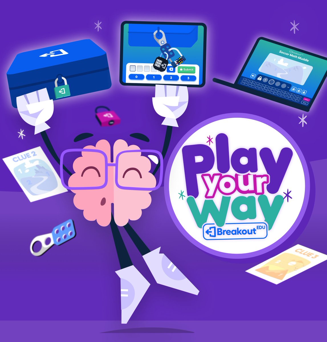 breakoutEDU's tweet photo. 🎉 Something NEW just launched! 🎉

Play Your Way with Digital, Hands-On, or the brand-new Blended mode.

More ways to collaborate and problem solve, less prep, and more flexibility for every lesson.

See what’s new: https://t.co/QJPJGwWLRT https://t.co/JtvDwzxtP7
