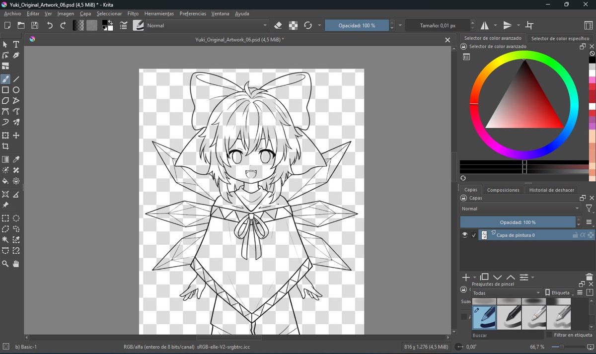 YukiBunbunVT's tweet photo. ✨ Thank you so much, @FKira64, for trusting me with this art commission! 🎨💜

The commission is officially underway and ready for the painting stage. 🖌️✨
I’m really excited to bring it to life and show you the final result! ❄️🌸
#artshare #artmoots https://t.co/tdYw3mRsED