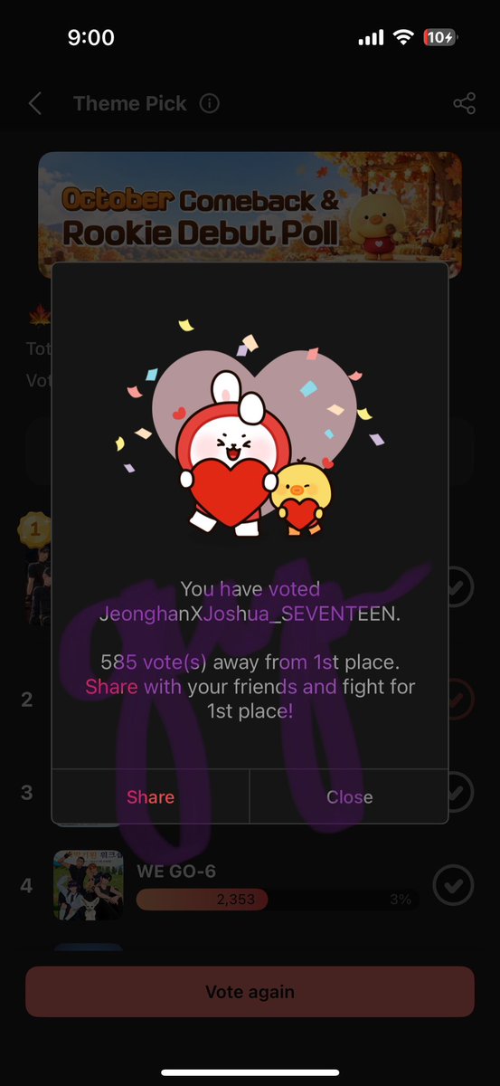 gwyn_svt's tweet photo. Please don’t stop voting for JxJ on CHOEAEDOL! Drop your daily botes before reset! LETS CATCH UP!

‼️NO COLLECTIONS NEEDED‼️ https://t.co/zUfwHv7AS5